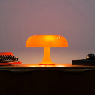 Lampe Champignon | Orange Vintage